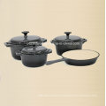 6PCS Esmalte Ferro Fundido Cookware Conjunto Fabricante Da China